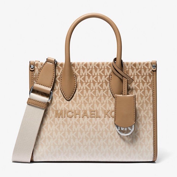 Michael Kors Mirella Small Ombré Signature Logo Crossbody Satchel Tote Shoulder - Picture 15 of 15